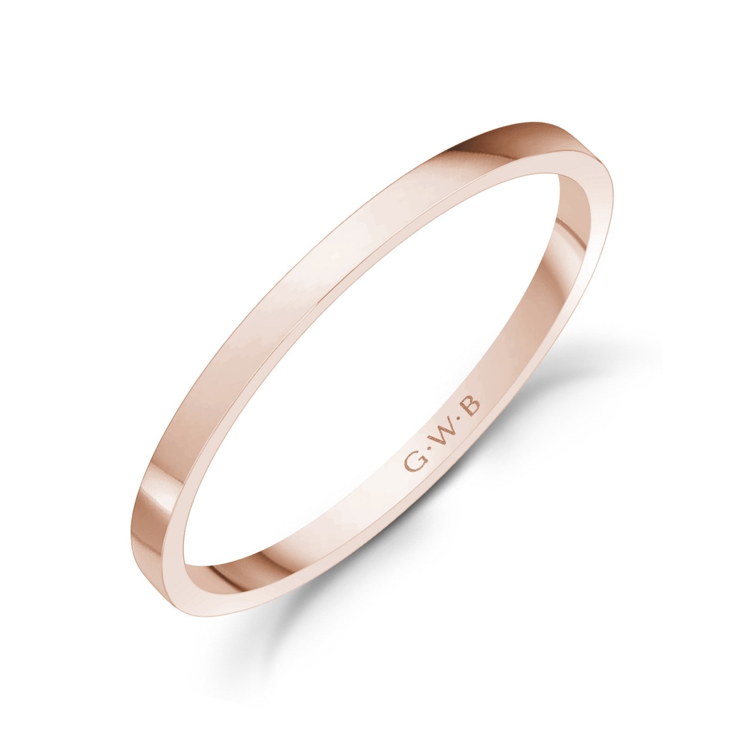 1.5mm 18K Gold High Polished Thin Flat Comfort Fit Wedding Band – G.W Bands 1.5mm 18K Gold High Polished Thin Flat Comfort Fit Wedding Band – G.W Bands