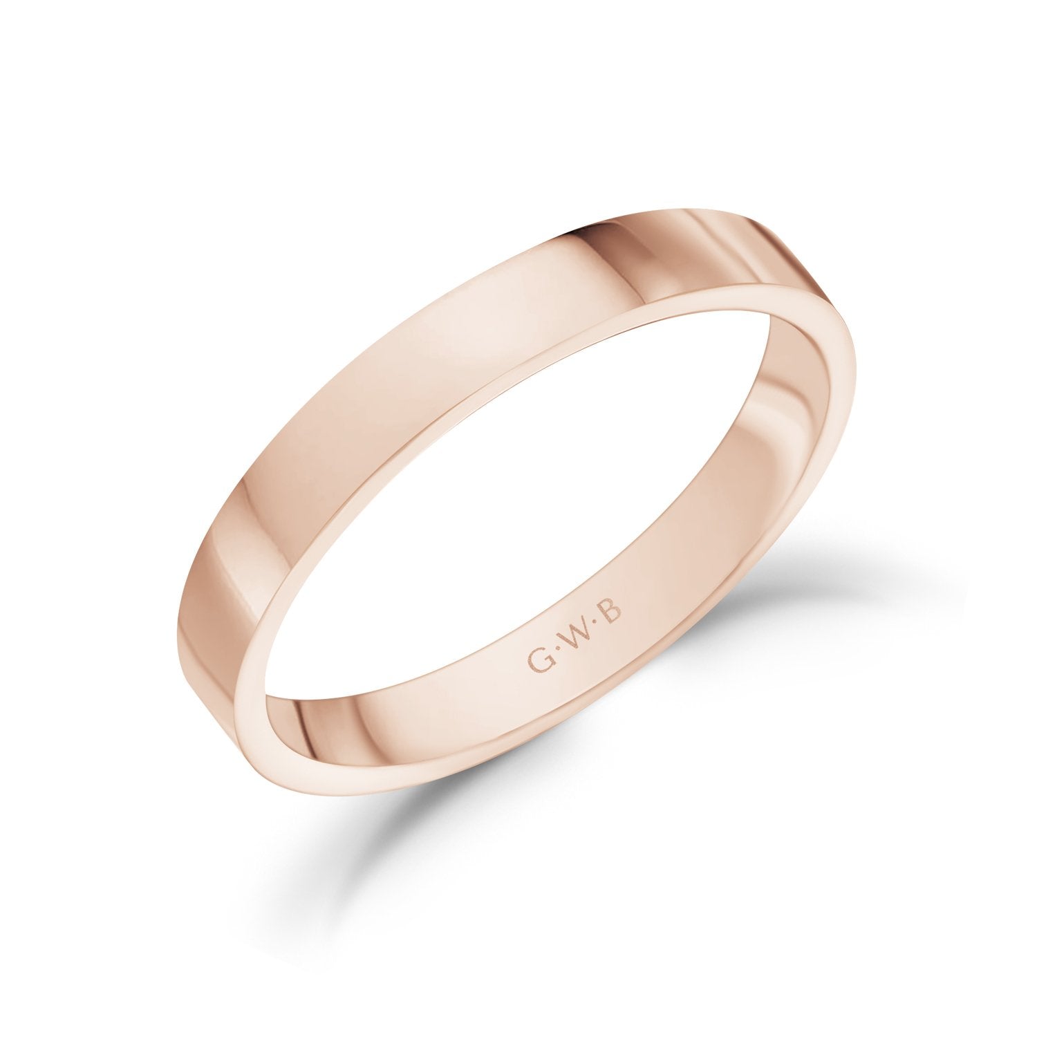 3mm 10K Gold High Polished Flat Comfort Fit Wedding Band – G.W Bands 3mm 10K Gold High Polished Flat Comfort Fit Wedding Band – G.W Bands