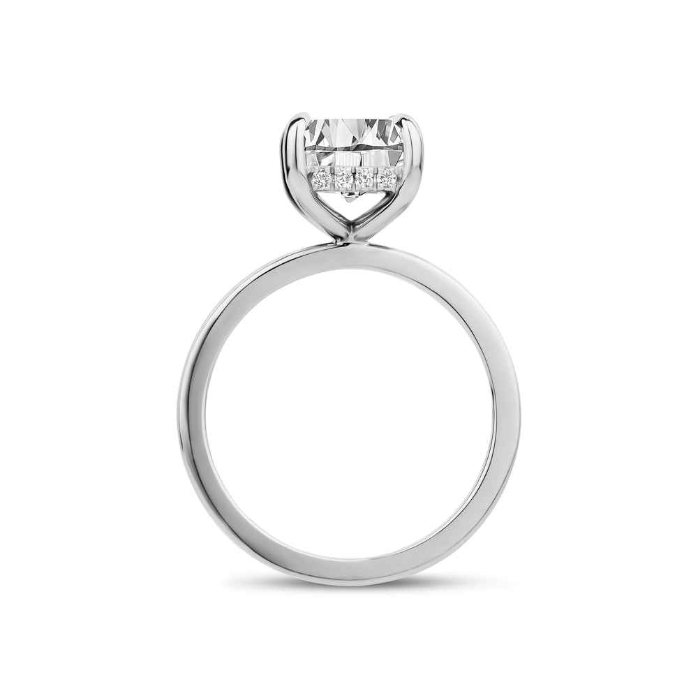 
                  
                    3.00ct Lab-Grown Radiant Diamond Solitaire Engagement Ring - G.W Bands
                  
                