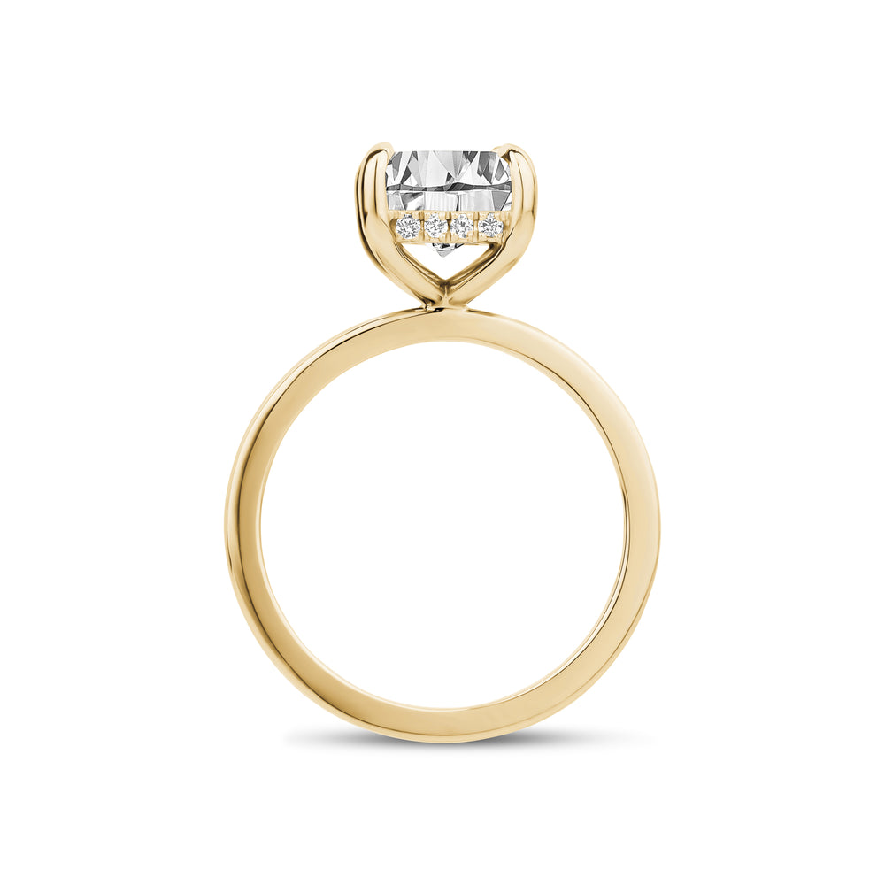 
                  
                    3.00ct Lab-Grown Radiant Diamond Solitaire Engagement Ring - G.W Bands
                  
                