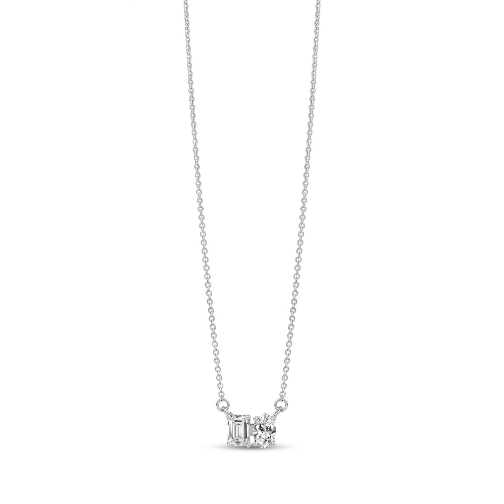 You & Me Diamond Pendant Necklace - G.W Bands