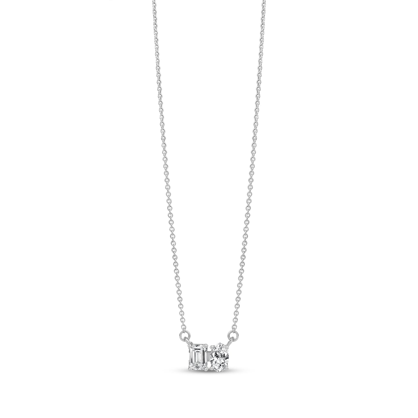 You & Me Diamond Pendant Necklace - G.W Bands