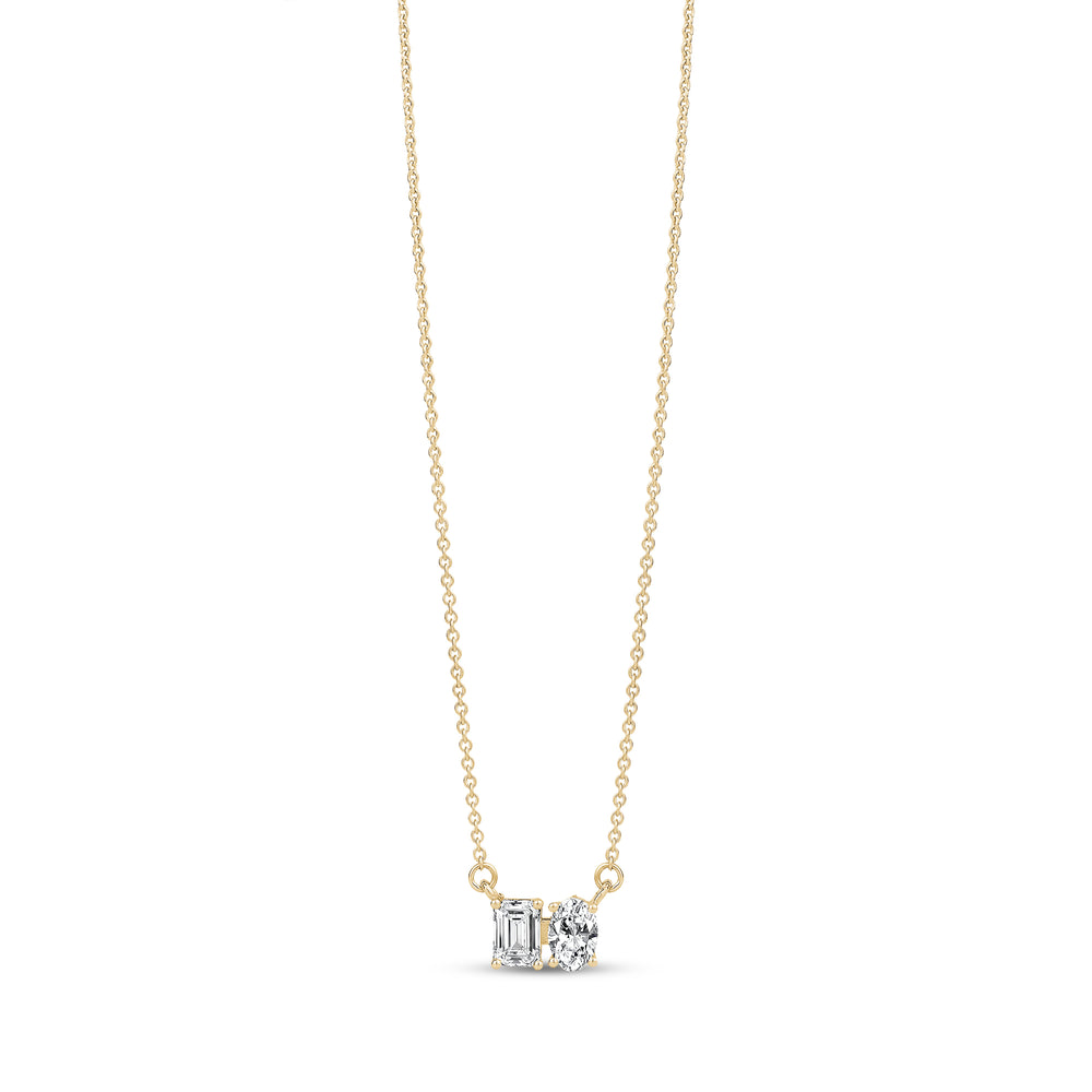 You & Me Diamond Pendant Necklace - G.W Bands