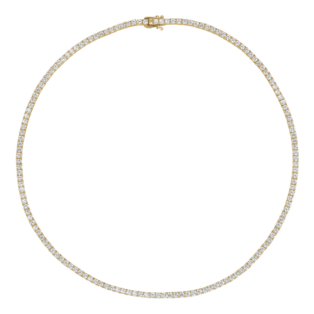 
                  
                    2.75mm Lab-Grown Diamond Tennis Necklace - G.W Bands
                  
                