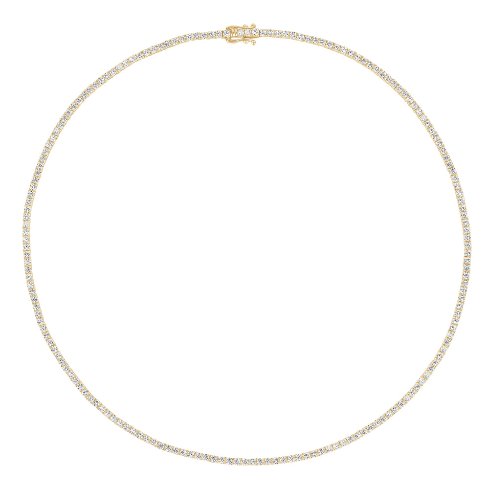 
                  
                    2.25mm Lab-Grown Diamond Tennis Necklace - G.W Bands
                  
                