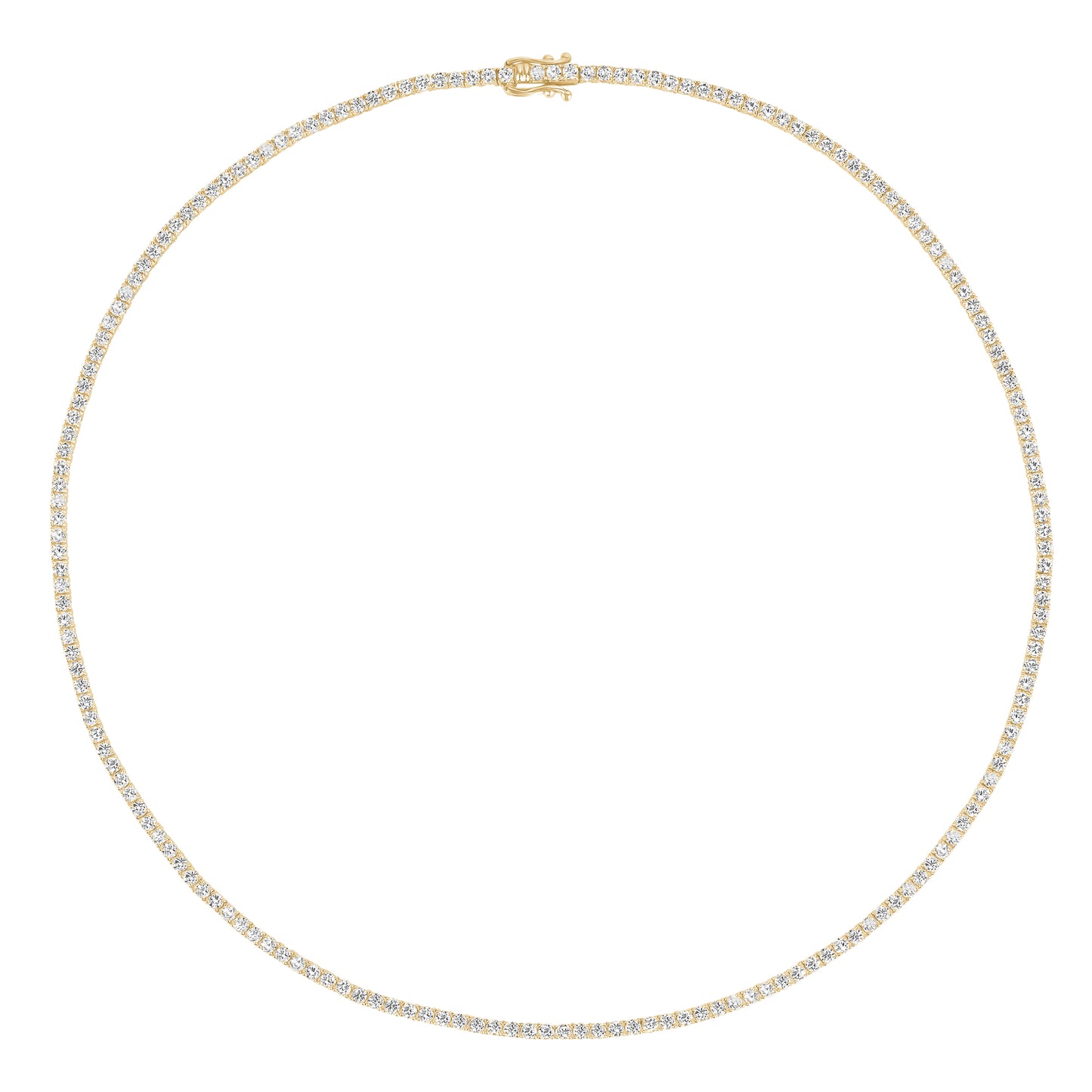 
                  
                    2.25mm Lab-Grown Diamond Tennis Necklace - G.W Bands
                  
                