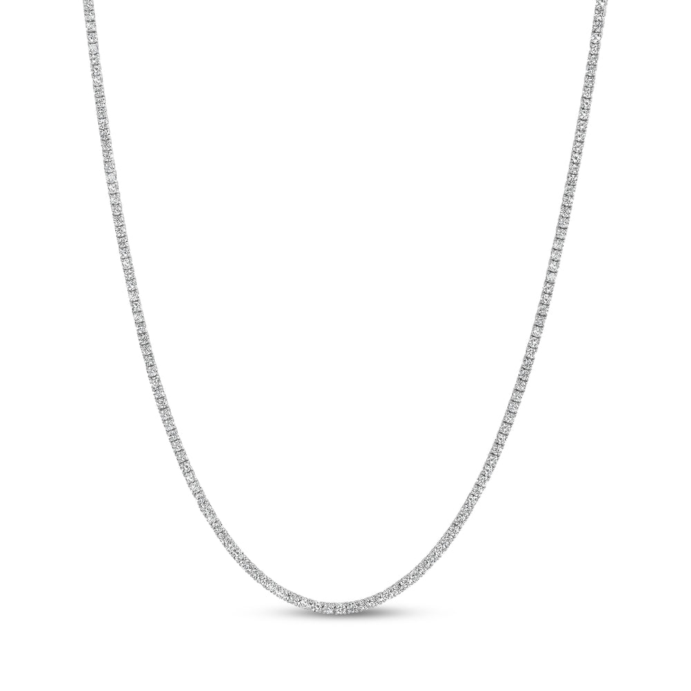 2.25mm Lab-Grown Diamond Tennis Necklace - G.W Bands