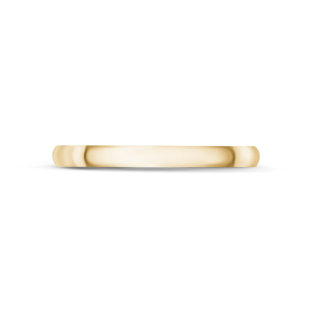 
                  
                    2mm 10K Gold High Polished Dome Wedding Band - G.W Bands
                  
                