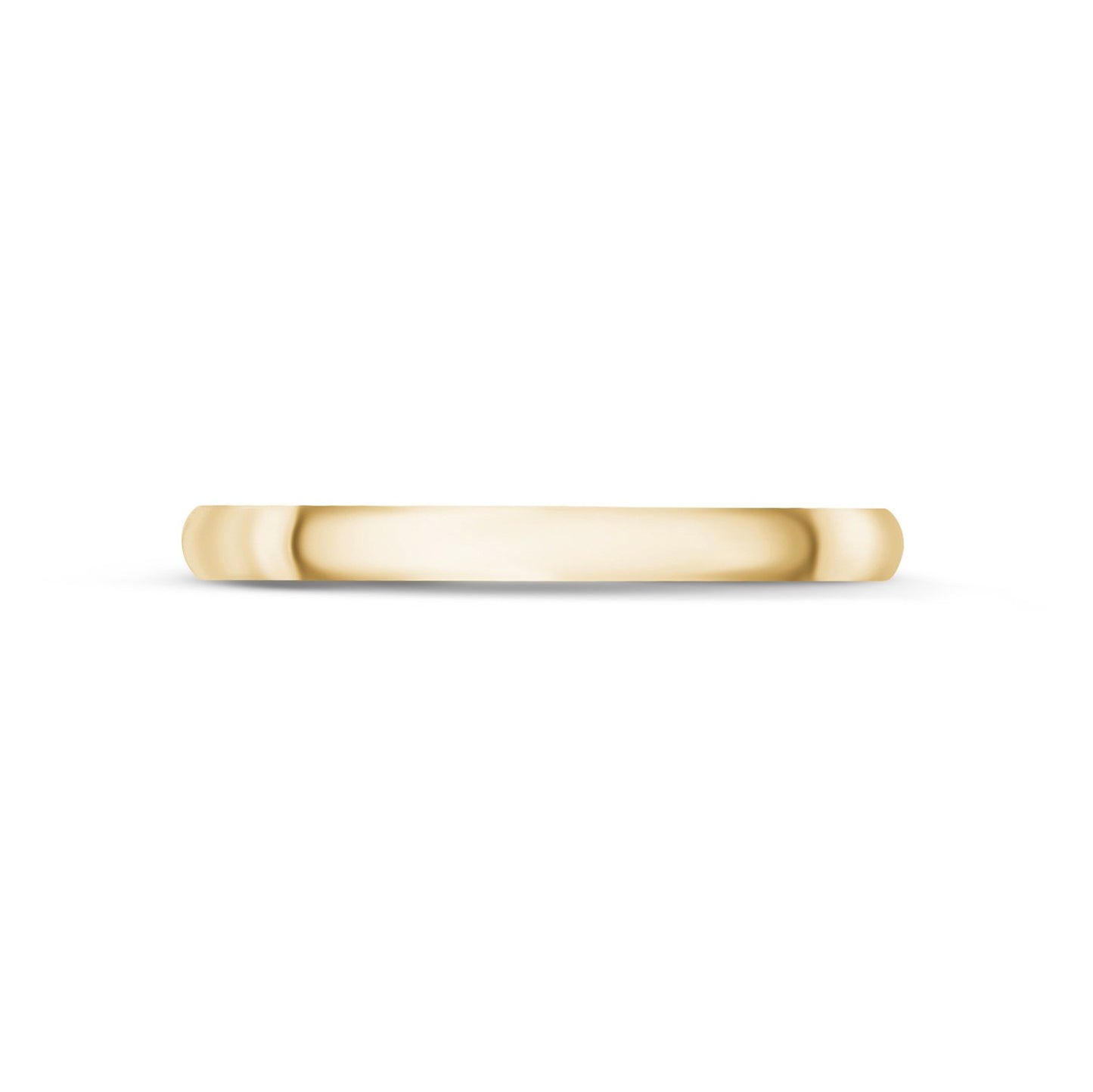 
                  
                    2mm 14K Gold High Polished Dome Wedding Band - G.W Bands
                  
                