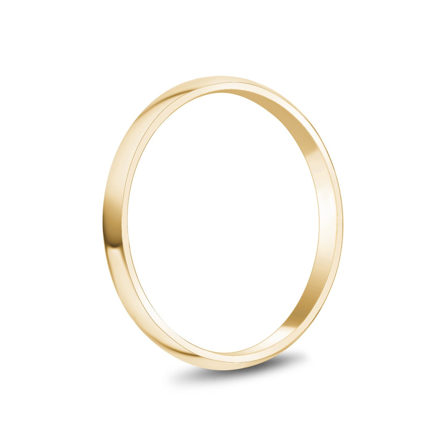 
                  
                    2mm 18K Gold High Polished Dome Wedding Band - G.W Bands
                  
                