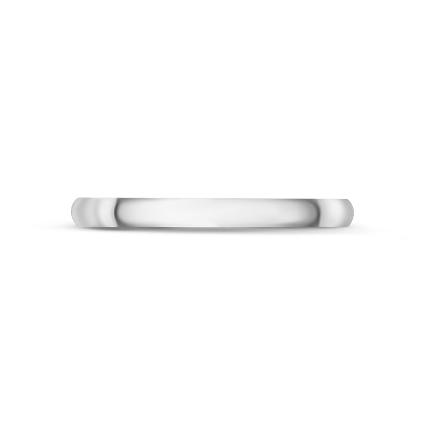 
                  
                    2mm 18K Gold High Polished Dome Wedding Band - G.W Bands
                  
                