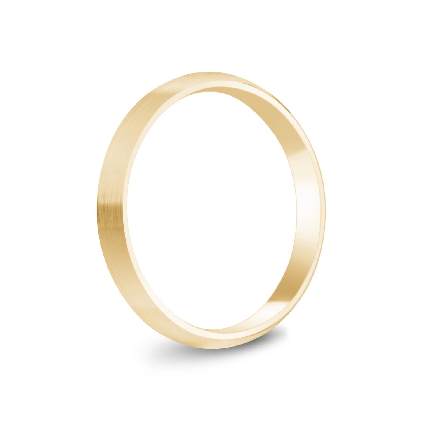 
                  
                    3mm 14K Gold Brushed Dome Wedding Band - G.W Bands
                  
                