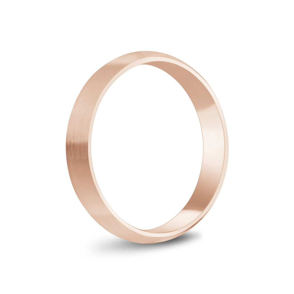 
                  
                    4mm 10K Gold Brushed Dome Wedding Band - G.W Bands
                  
                