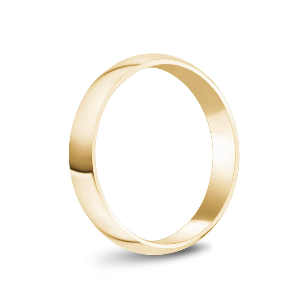 
                  
                    4mm 10K Gold High Polished Dome Wedding Band - G.W Bands
                  
                
