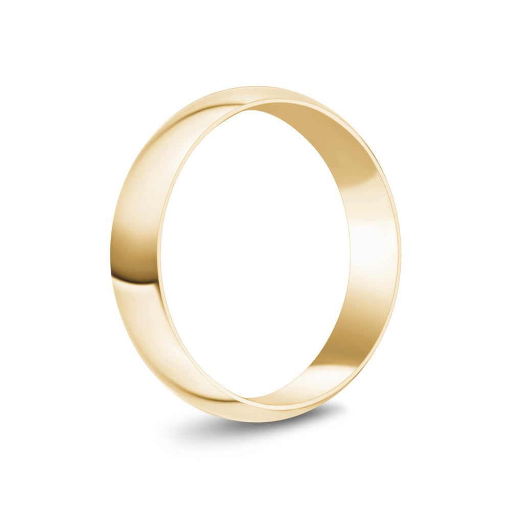 
                  
                    5mm 10K Gold High Polished Dome Wedding Band - G.W Bands
                  
                