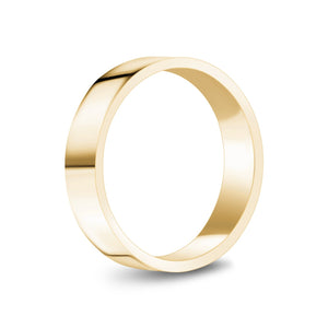 
            
                Load image into Gallery viewer, 5mm 10K Gold High Polished Flat Wedding Band
            
        