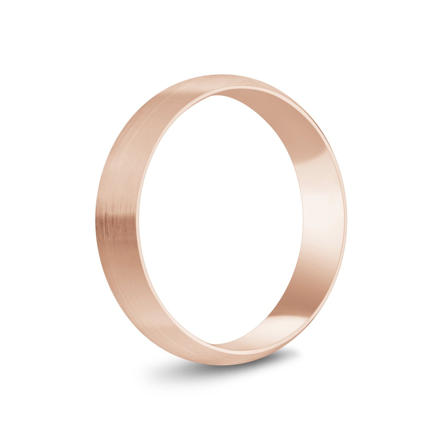 
                  
                    5mm 14K Gold Brushed Dome Wedding Band - G.W Bands
                  
                