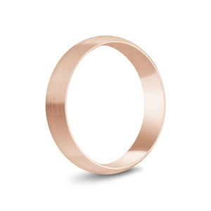 
            
                Load image into Gallery viewer, 5mm 14K Gold Brushed Dome Wedding Band
            
        