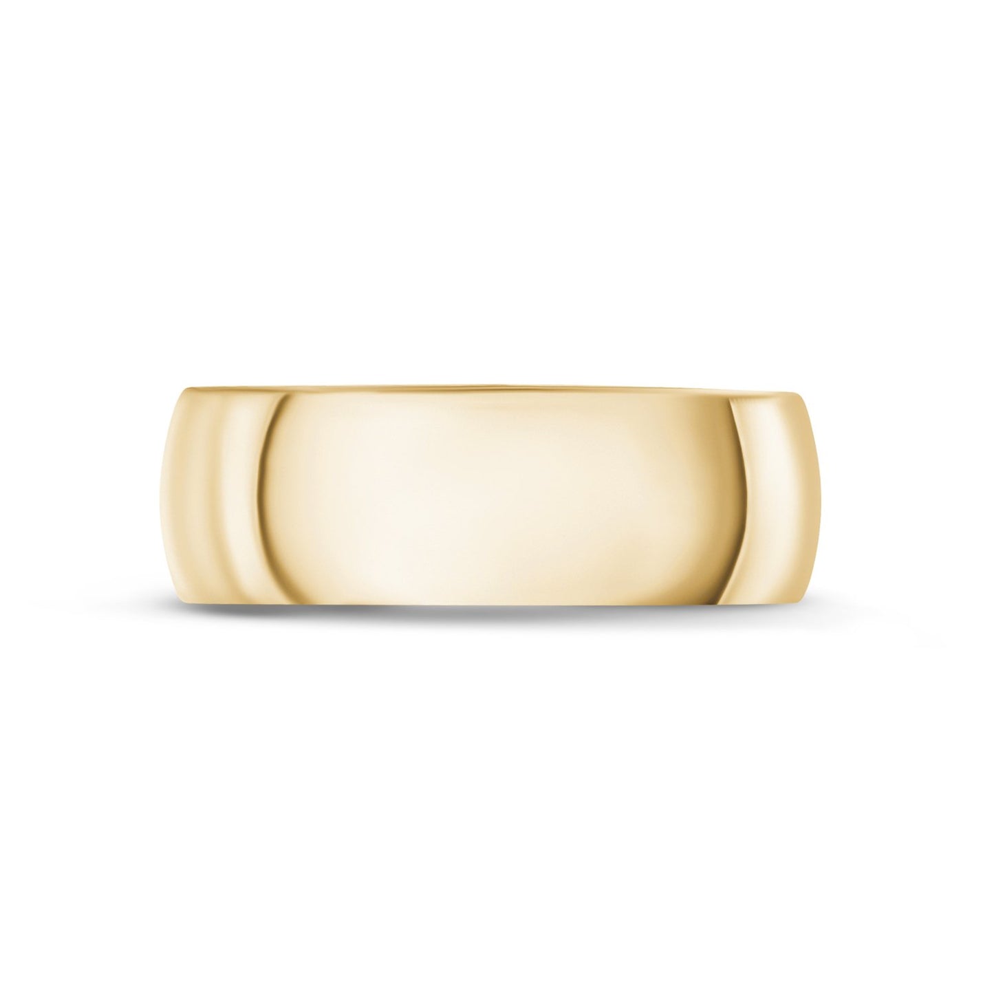 
                  
                    7mm 18K Gold High Polished Dome Wedding Band - G.W Bands
                  
                